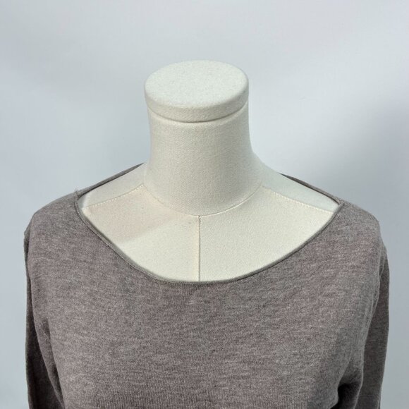 🌸 Timeless Angela Mara Beige Dress - Made in Italy, Size L 🌸 - Picture 3 of 4